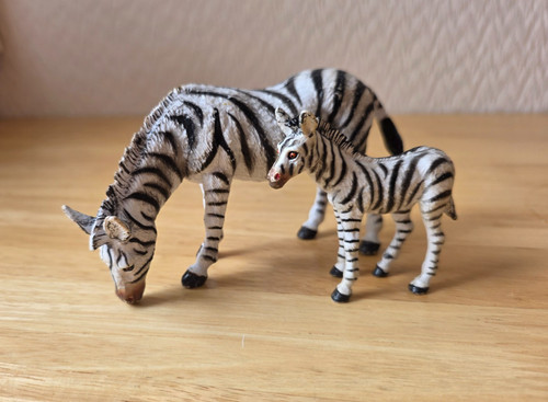 Zebra and baby vintage - and, elc
