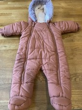 Boys' Brown Snowsuit 3-6