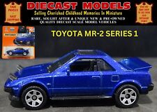 ORIGINAL 1984 W10 TOYOTA MR2; NEW MATCHBOX 1:64 SCALE DIECAST COLLECTORS MODEL