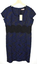 COCCAPANI TREND Dress Women's UK 18 Short Sleeve Round Neck Patterned Mini