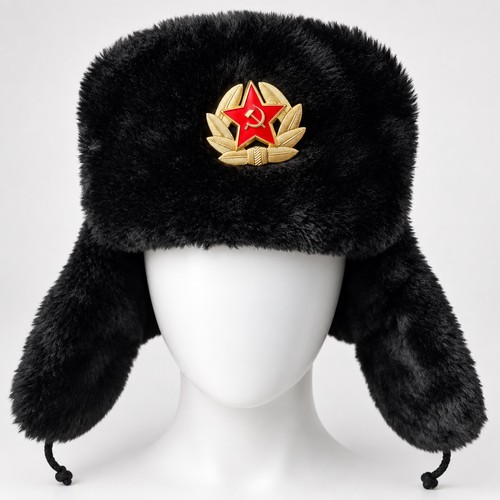 Russian made ushanka hat - russian,