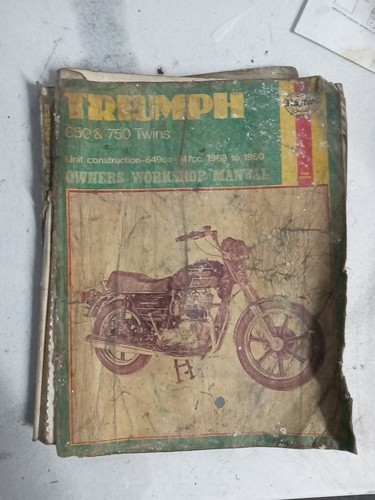 Haynes triumph 650 750 twins - triumph,