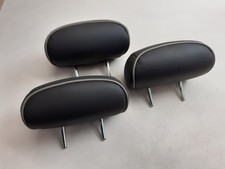 ROVER 75 MG ZT (99-05) SALOON ASH GREY SMOKESTONE REAR SEAT HEADRESTS LEATHER