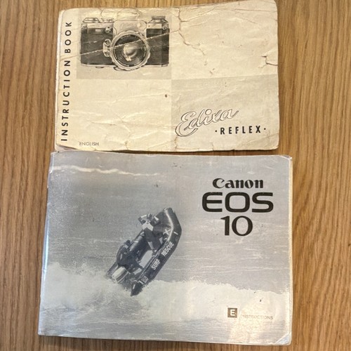 Camera instruction booklets - 2,