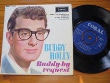 BUDDY HOLLY ~ BUDDY BY REQUEST E.P - UK CORAL 1963 - ROCK 'N' ROLL