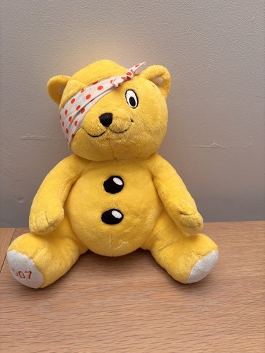 Pudsey bear plush soft toy - soft,