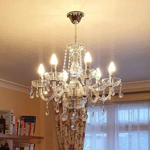 Theresa crystal chandelier - crystal,