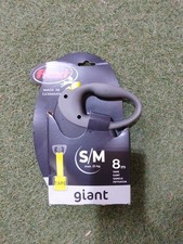 Flexi Giant Yellow Tape 8m Retractable Lead Small/Medium Max Dog 25kg