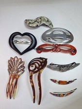 Vintage French Hair Clip Barrette Hair comb Job Lot
