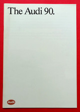 1990 AUDI 90 Sales Brochure UK Market - Sport Quattro 20V SE Colours MINT!