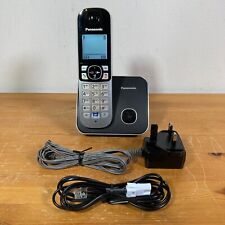 PANASONIC KX-TG6811E Single Digital Cordless Telephone in Black & Silver - VGC