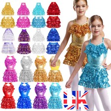 UK Girls Sparkly Sequins Hip