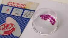 Seitz balance jewels Cat 4, 15/180 (3 per order) for Jaeger Lecoultre plate (sen