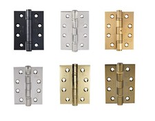 Eclipse Door Hinges Ball Bearing 4 Inch 102mm Grade 11 Fire Rated 1 Pair Screws