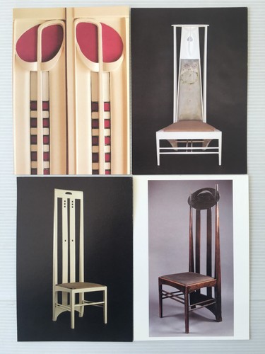 Lot postcards charles rennie - 4,