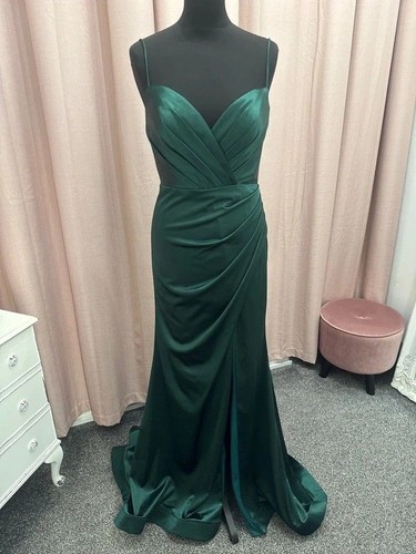 Emerald green sava silk - sava, satin