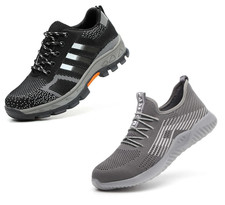 Mens Safety Boots & Trainers Steel Toe Cap Work Shoes Lightweight Waterproof UK