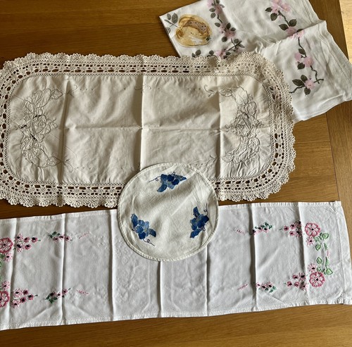 Vintage hand embroidered - vintage,