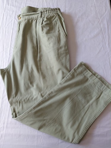 Cotton traders green trousers - cotton,