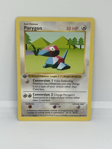 Pokemon card porygon - pokemon,