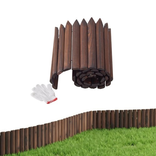 Wood garden edging border - wood,