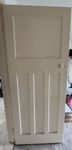 White panel painted wood - panel,