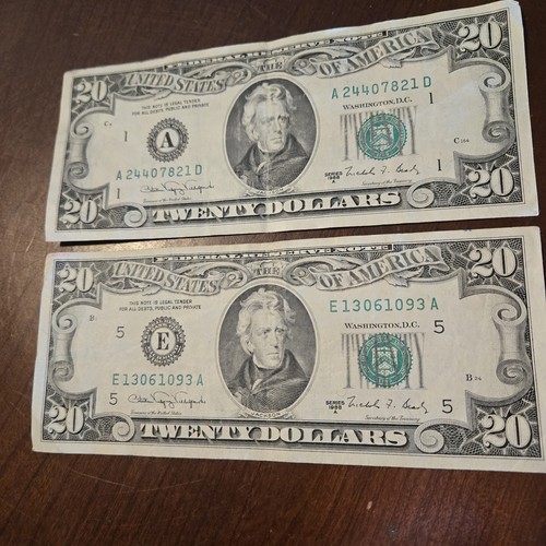 Series 1988a dollar bills - $20,