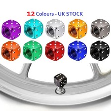 4pc Dice Tyre Valve Dust Caps