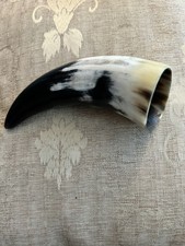 Antique/vintage Polished Horn For Drinking Or Storage Or Show 