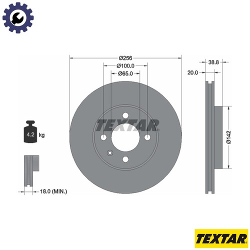Brake disc 92036803 for - brake,