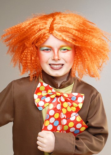 Childrens orange crazy - crazy, mad