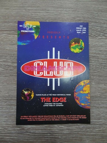 Club dreamscape rave flyer - club,