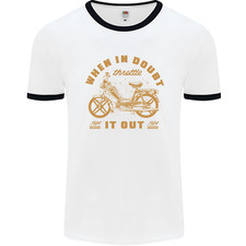 In Doubt Moped Biker
