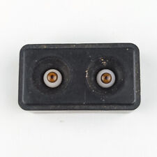 Very small vintage glass eyes, brown, eye size 0.24" / 6 mm, dollhouse doll size