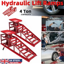 2PCS Hydraulic Car Ramps 4 Ton