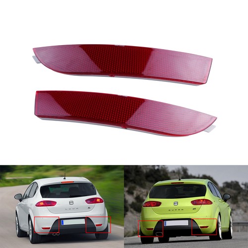 Pair rear bumper - pair, reflector