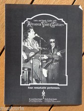 retro magazine advert 1983 ALVAREZ YAIRI guitars
