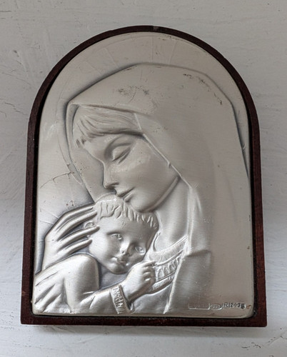 Solid silver madonna - silver, &