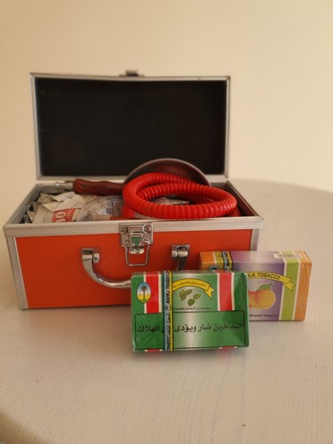 Tunisia shisha set with box - shisha,