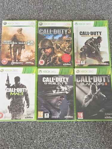 Xbox 360 call duty - xbox, 6x