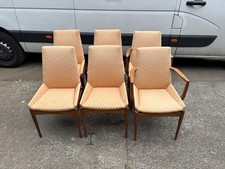 Set Of 6 Teak Mid-Century Archie Shine Dining Chairs Delivery Available ?