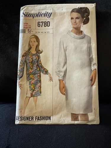 Vintage simplicity 6780 sewing - simplicity,