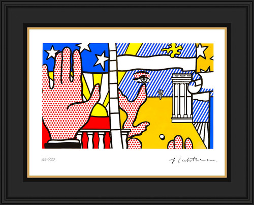 Roy lichtenstein inaugral - roy, lichtenstein,