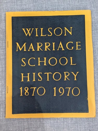 The wilson marriage - the,