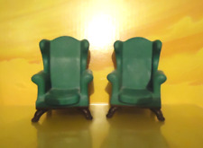 2 Playmobil 2.5" Traditional Victorian Armchair Chair, Furniture Dolls House (2)