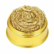 Silverline Soldering Tip Cleaning Ball and Base 60 x 60mm Brass Wool 281271