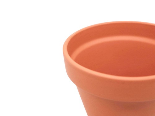 Mini terracotta plant pots - terracotta,