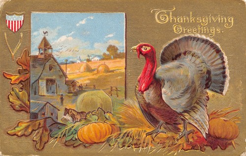 Thanksgiving rooster windvane - thanksgiving~rooster,