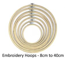 Bamboo Embroidery Rings Hoops