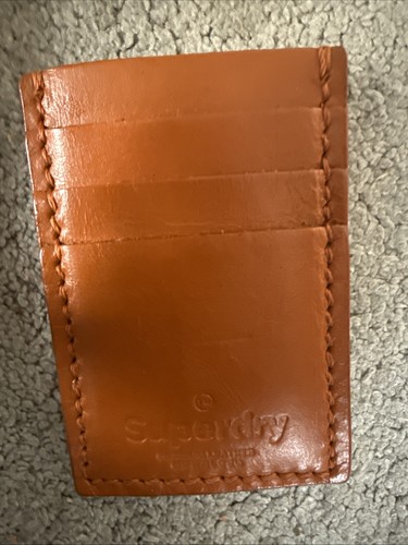 Superdry men leather wallet - leather,
